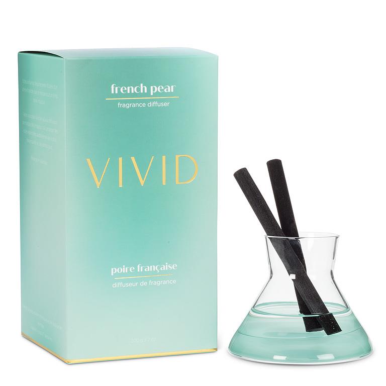 Diffuseur moderne Poire Française avec parfum sophistiqué Poire Florale Musquée par Aromabotanical