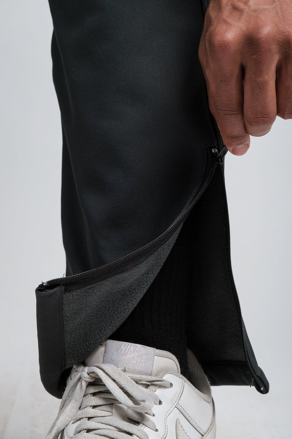 Pantalon d'aventure noir résistant à l'eau pour homme