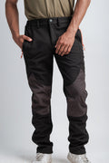 Pantalon d'aventure noir résistant à l'eau pour homme