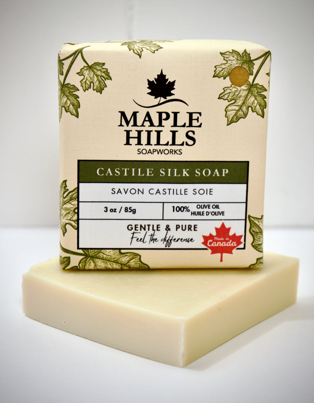 Savon en barre de soie de Castille