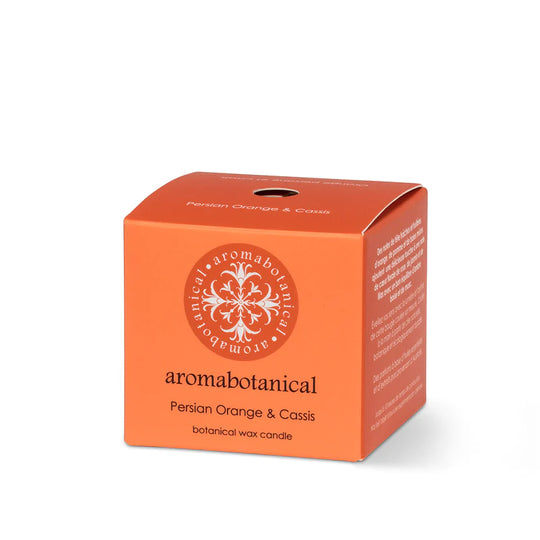 Mini Bougie Orange Persane & Cassis au Parfum Apaisant par Aromabotanical