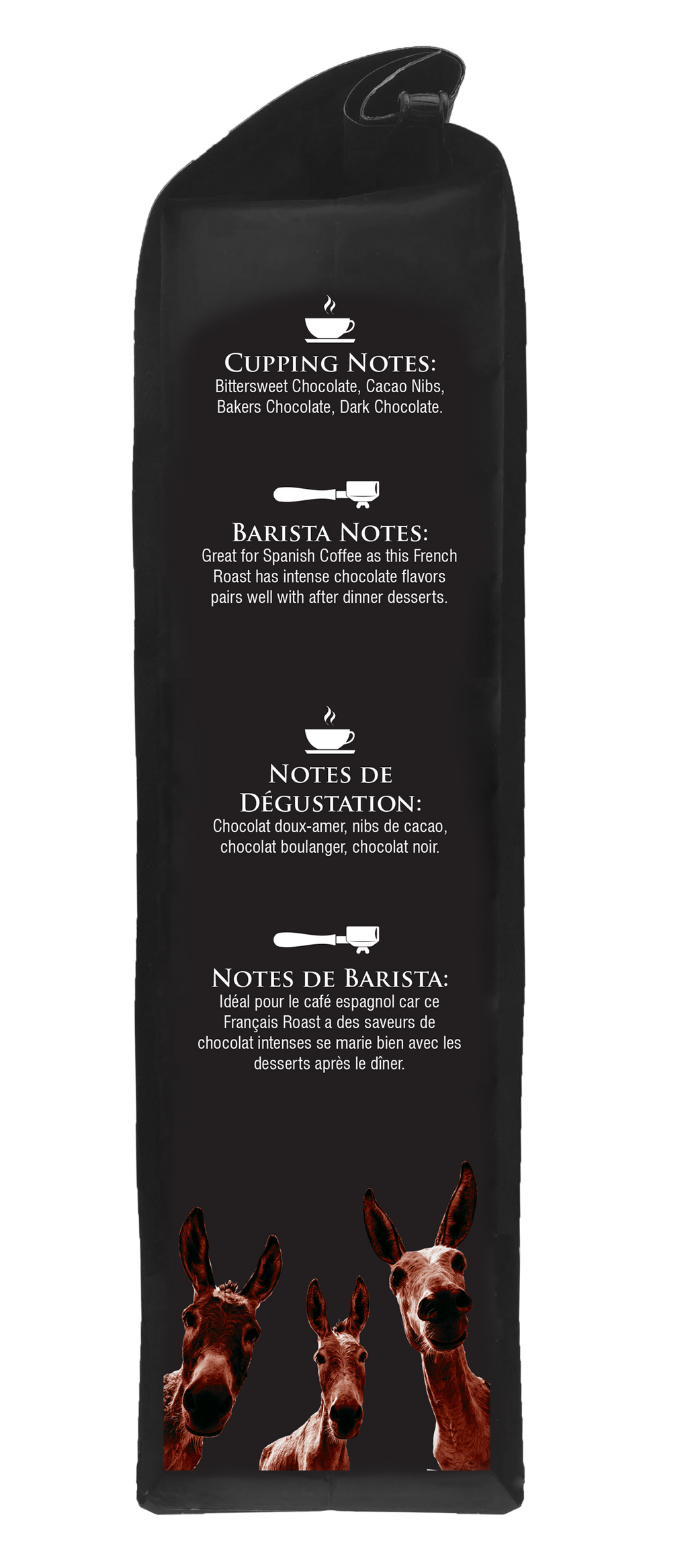 Dark Temple - Whole Bean, Dark French Roast, Certified Organic OCIA/ Fairtrade Coffee 1lb/ 454g